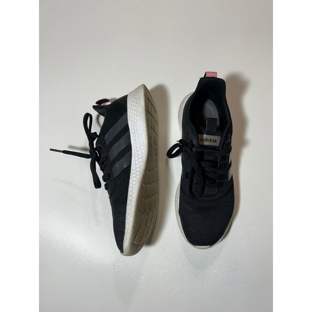 Adidas Puremotion Running Shoes Womens 8 Black Excellent FY9817 Sneakers